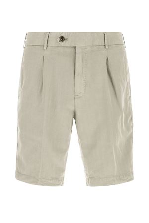 Beige Linen chino shorts PT TORINO | CBBTJKZA0CL1SD61Y111